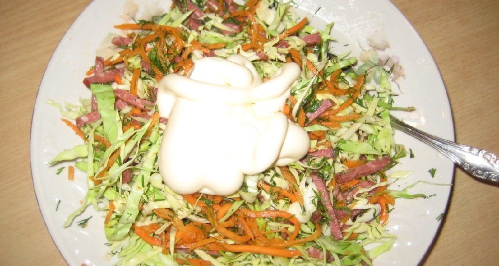 Майонез для салата из капусты и моркови