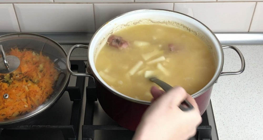 Картофель для горохового супа