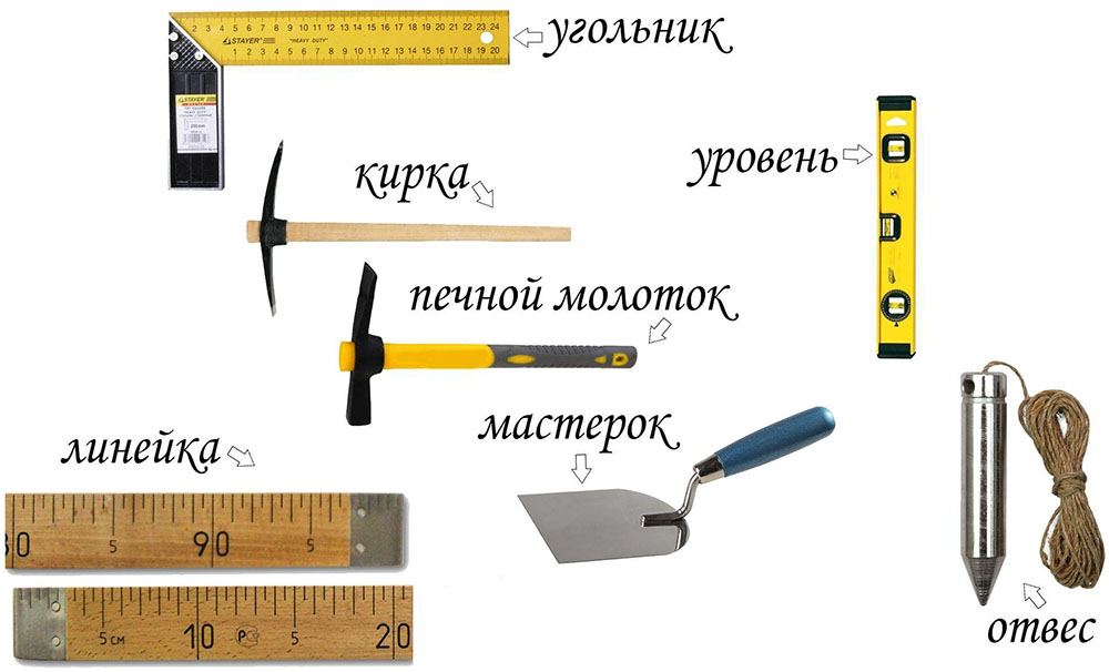 Инструменты для вытяжки из кирпича