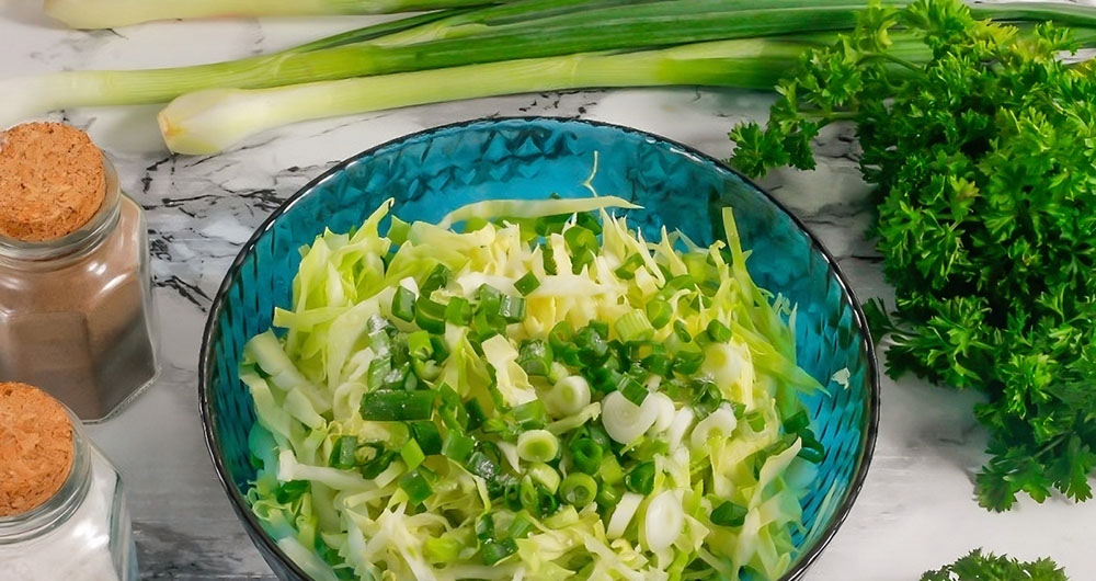 Салат для шаурмы с шашлыком и картофелем фри